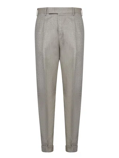 Pt Torino Rebel Grey-beige Trousers