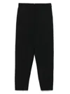 Pt Torino Pantalone In Misto Lana Stretch Nero Uomo In Black