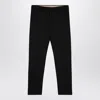 Pt Torino Black Virgin Wool Trousers In Black