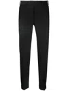 Pt Torino 'dieci' Blue Pants With Belt Loops And Logo Plaque On The Rear In Grey