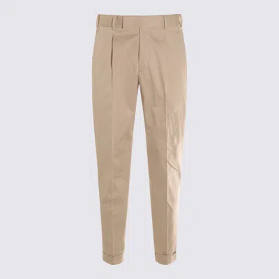 Pt Torino Trousers Blacks And Greys In Gold