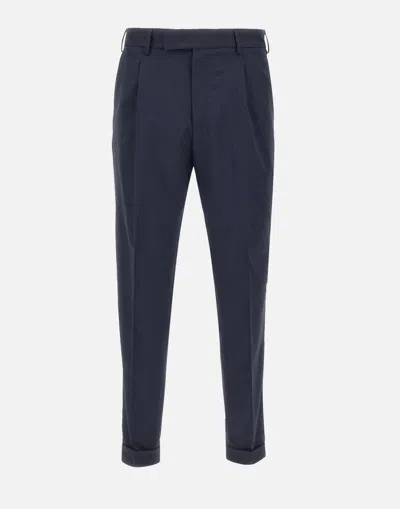 Pt Torino Trousers In Blue