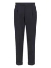 Pt Torino Man Pants Midnight Blue Size 36 Virgin Wool In Blue