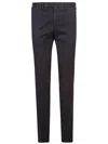 Pt Torino Pressed-crease Tapered Trousers In Blue