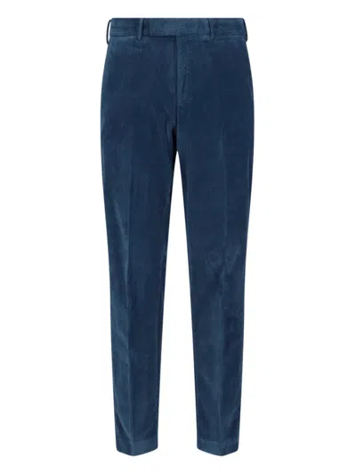 Pt Torino Trousers In Blue