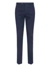 Pt Torino Slim Light Stretch Gabardine Pants In Blue