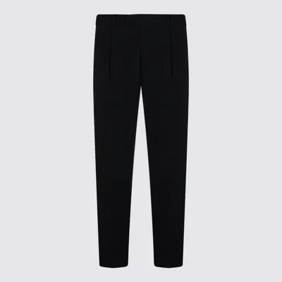 Pt Torino Dark Navy Pants In Black