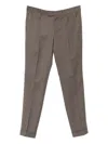 Pt Torino Fabric Pants In Brown