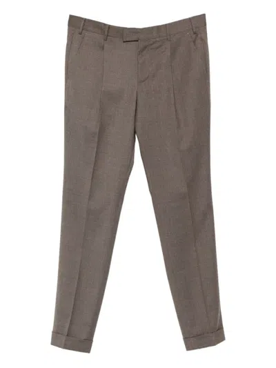 Pt Torino Trousers In Brown