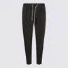 Pt Torino Elastic Waist Trousers With Pockets In Black