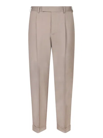 Pt Torino Trousers In Brown