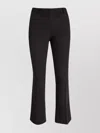 Pt Torino Trousers Fabric Flared Cut In Black