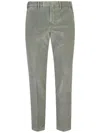 Pt Torino Trousers Lyocell Blend Back Pockets In Green