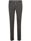 Pt Torino Charcoal Stretch Modal Blend Pant In Grey