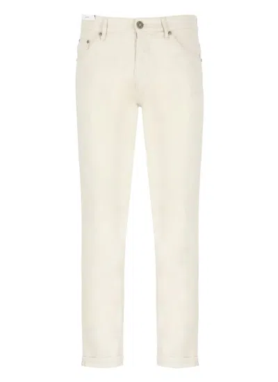 Pt Torino Trousers Ivory In Beige