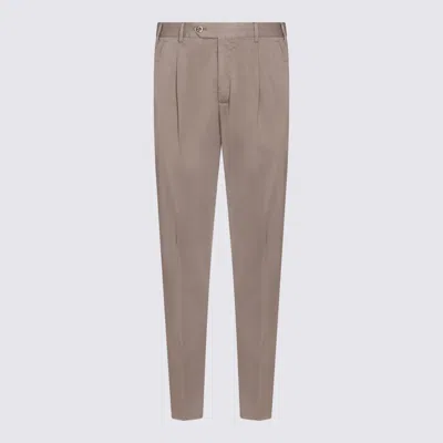 Pt Torino Trousers Light And Natural In Brown
