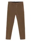 Pt Torino Military Trousers Elastic Waistband In Multi