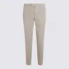 Pt Torino Trousers With Belt Loops And Pockets In Neutral