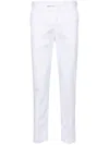 Pt Torino Slim-cut Cotton Chino Trousers In White