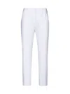 Pt Torino Woman Pants White Size 2 Cotton, Elastane
