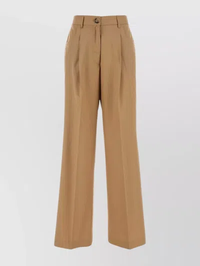 PT TORINO TROUSERS WIDE LEG PLEATED FRONT