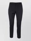 Pt Torino Navy Blue Cotton Trousers In Black