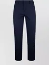 Pt Torino Trousers With Belt Loops And Pockets In Blue