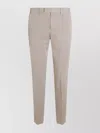 Pt Torino Trousers With Belt Loops And Pockets In Neutral