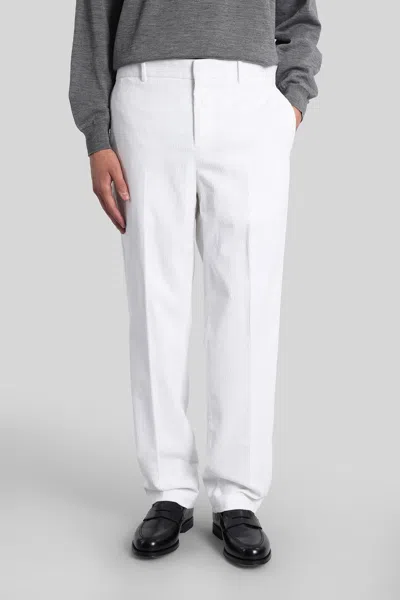 Pt Torino Tu93 Pants In White Cotton