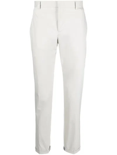 Pt Torino Turned-up Hem Trousers In Neutrals