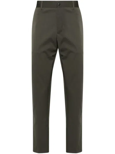 Pt Torino Twill-weave Trousers In Green