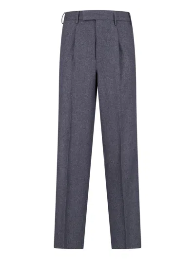 Pt Torino Cashmere Straight Single Breasted Suit In Gray