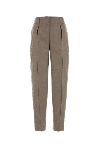 Pt Torino Virgin Wool And Cashmere Trousers In Neutral
