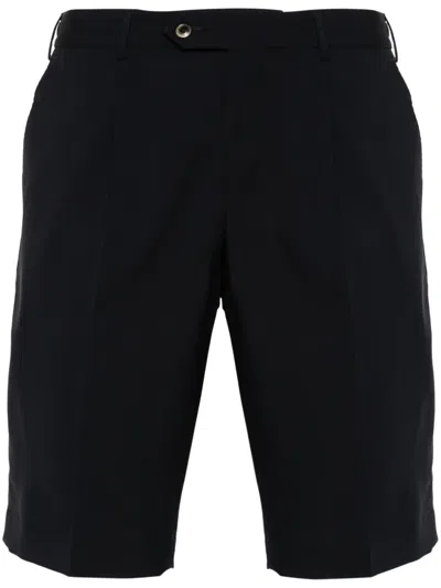 Pt Torino Virgin-wool Bermuda Shorts In Blue