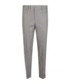 Pt Torino Virgin Wool-blend Pants In Gray