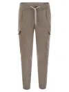 PT TORINO VIRGIN WOOL CARGO JOGGER TROUSERS