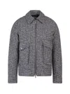 Pt Torino Virgin Wool Jacket With Check Motif