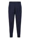 Pt Torino Belt Loop Casual Pants In Blue