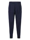 Pt Torino Tailored Blue Trousers With Sharp Creases In Blue