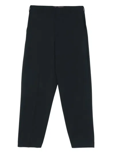 Pt Torino Virgin Wool Straight-leg Trousers In Blue