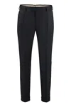 Pt Torino Man Pants Midnight Blue Size 34 Virgin Wool In Black