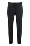 Pt Torino Man Pants Midnight Blue Size 34 Virgin Wool In Black