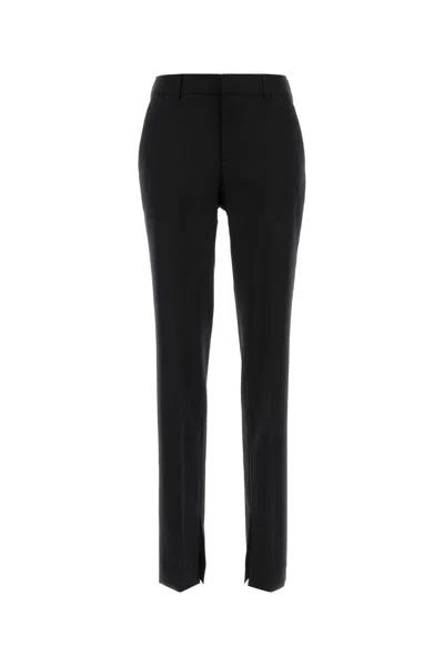 Pt Torino Virgin Wool Trousers In Black