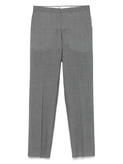 Pt Torino Virgin-wool Trousers In Grey