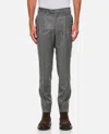 Pt Torino Pleated Virgin-wool Trousers In Grey