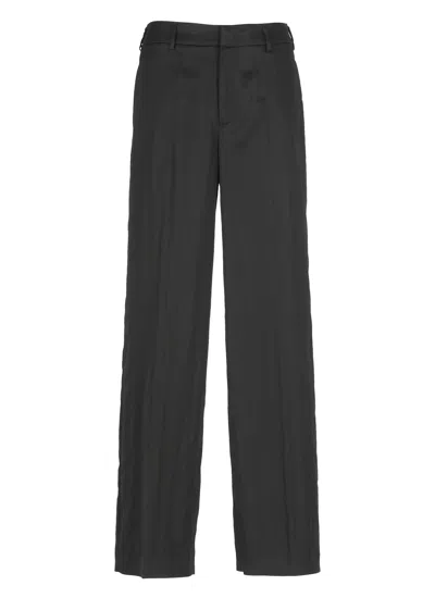 Pt Torino Viscose Pants In Gray