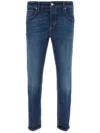 Pt Torino Washed Effect Jeans In Blue