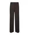 Pt Torino Welt-pockets Wool Trousers In Brown