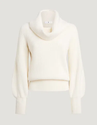 Pt Torino Wool And Cashmere Knit Sweater In White