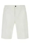 Pt Torino Button-fastening Bermuda Shorts In White